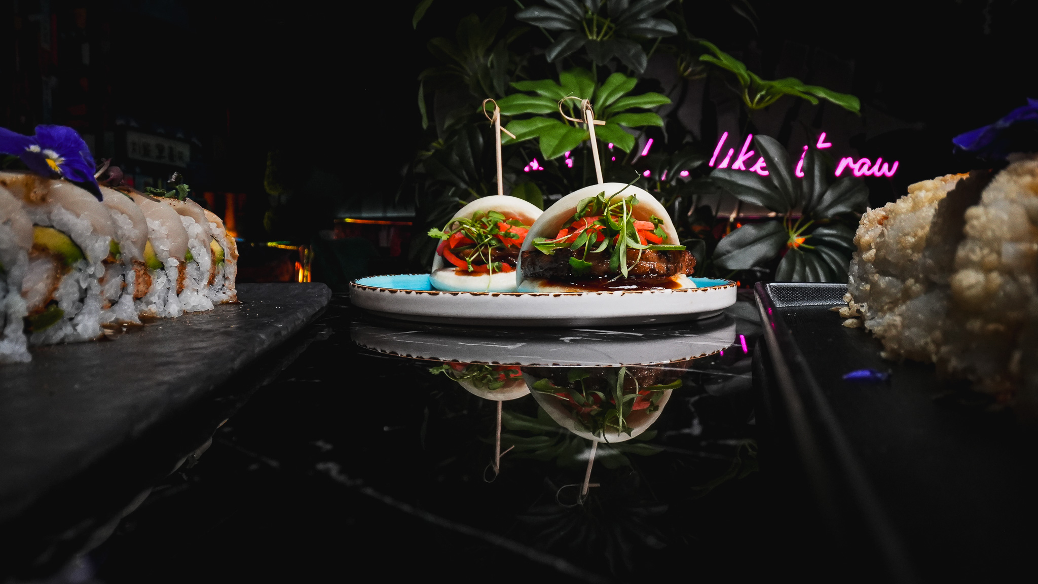 Cloak & Petal happy hour bao bun — Mon–Fri 4–6pm, Little Italy San Diego